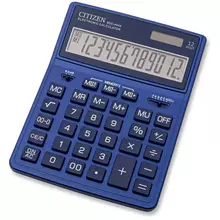 Калькулятор настольный Citizen SDC444XRNVE 12 разрядов двойное питание 155*204*33 мм. темно-синий