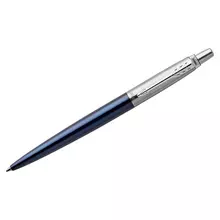 Ручка шариковая Parker "Jotter Royal Blue CT" синяя, 1,0 мм, кнопочн. подарочная упаковка