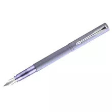 Ручка перьевая Parker "Vector XL Silver Blue" синяя, 0,8 мм, подарочная упаковка