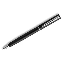 Ручка перьевая Waterman "Allure Black" синяя 08 мм. подарочная упаковка