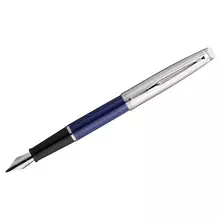 Ручка перьевая Waterman "Embleme Blue СT" синяя 10 мм. подарочная упаковка