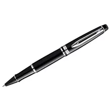 Ручка-роллер Waterman "Expert Black Lacquer СT" черная 08 мм. подарочная упаковка
