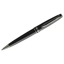 Ручка шариковая Waterman "Expert Metallic Black RT" синяя 10 мм. подарочная упаковка