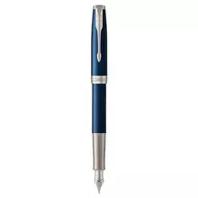 Ручка перьевая Parker "Sonnet Subtle Blue СT" черная 08 мм. подарочная упаковка