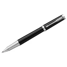 Ручка-роллер Parker "Ingenuity Black CT" черная, 0,5 мм. подарочная упаковка