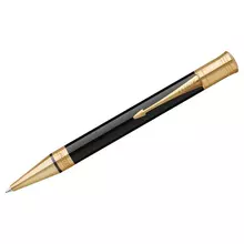 Ручка шариковая Parker "Duofold Black GT" черная 10 мм. подарочная упаковка