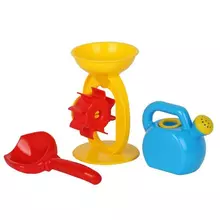 Игровой детский песочный набор 3 пр. (мельница, лейка-mini, совок L16 см) Арт.У491