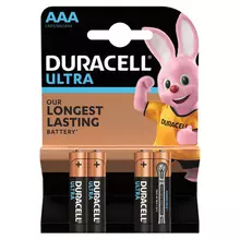 Батарейки Duracell Ultra Power AAA (LR03 24А) алкалиновые мизинчиковые