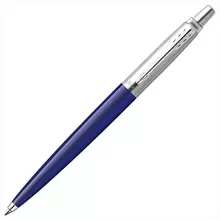 Ручка шариковая Parker "Jotter Orig Blue" корпус синий детали нержавеющая сталь синяя