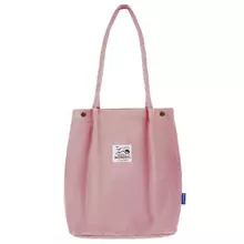 Сумка-шоппер Brauberg MOMENTS вельвет 35х30 см. розовый