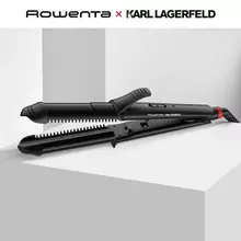 Мультистайлер для волос 3 в 1 ROWENTA Karl Lagerfeld CF451LF0, выпрямление/завивка, 170-200 °C, черный