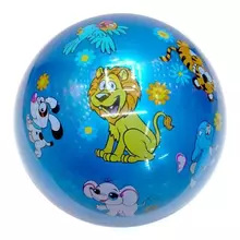 Мяч Зоопарк 22 см. с наклейкой цвет в ассортименте