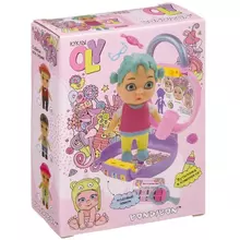 Набор игровой Bondibon куколка OLY в парике и аксессуарами в чемоданчике на кодовом замке