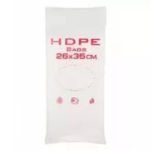 Пакет фасовочный (фасовка) HDPE Bags красная 26*35 ПНД (Эконом Бухта)