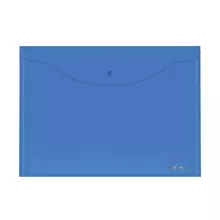 Папка-конверт на кнопке Berlingo А3 180 мкм. синяя