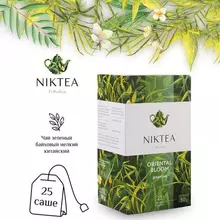 Чай NIKTEA "Oriental Bloom" зеленый 25 пакетиков в конвертах по 2 г.