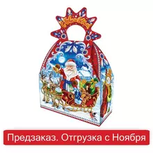 Подарок новогодний "Счастье", набор конфет 700 г. картонная коробка