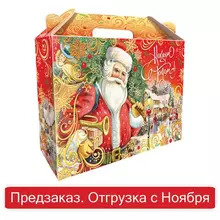 Подарок новогодний "Новогодняя история", набор конфет 900 г. картонная коробка