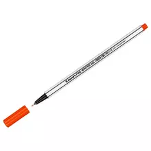 Ручка капиллярная Luxor "Fine Writer 045" оранжевая 08 мм.