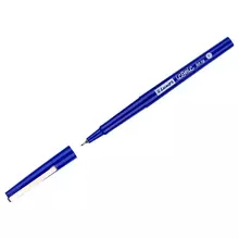 Ручка капиллярная Luxor "Iconic F " синяя, 0,5 мм.