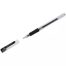 Ручка гелевая Crown "Jell-Belle" черная, 0,5 мм. грип
