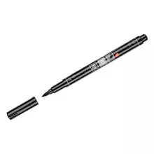 Ручка капиллярная (брашпен) Munhwa "Sign pen" черная
