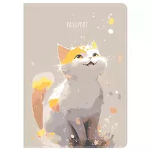 Обложка для паспорта MESHU "Shiny Kitty", ПВХ, 2 кармана