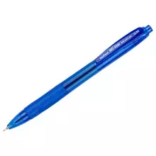 Ручка шариковая автоматическая Munhwa "MC Ever" синяя, 0,38 мм. грип