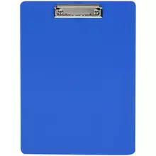 Планшет с зажимом OfficeSpace А4 2000 мкм. пластик (полифом) синий