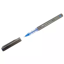 Ручка-роллер Faber-Castell "Free Ink Needle" синяя 05 мм. одноразовая