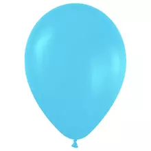 Воздушные шары, 50 шт. М12/30 см. MESHU, пастель, голубой