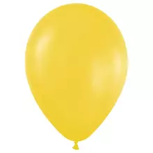 Воздушные шары 50 шт. М12/30 см. MESHU пастель желтый