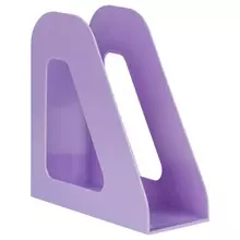 Лоток для бумаг вертикальный СТАММ "Фаворит" фиолетовый ширина 90 мм.