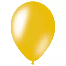 Воздушные шары 50 шт. М12/30 см. MESHU металлик желтый
