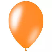 Воздушные шары, 50 шт. М12/30 см. MESHU, металлик, оранжевый