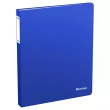 Папка с 60 вкладышами Berlingo "Soft Touch" 30 мм. 700 мкм. синяя с внутр. карманом