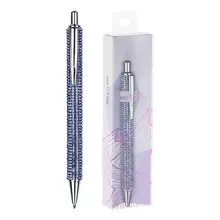 Ручка шариковая MESHU "Sky diamond" синяя 10 мм.
