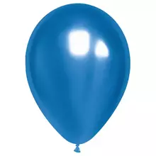 Воздушные шары, 50 шт. М12/30 см. MESHU, хром, синий