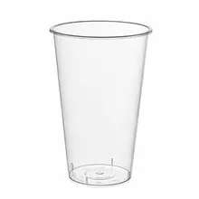 Стакан одноразовый пластиковый, прозрачный, сверхплотный, 500 мл. "Bubble Cup", ВЗЛП
