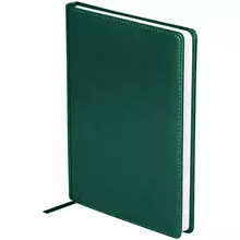 Ежедневник недатированный, А5, 136 л. кожзам, OfficeSpace "Nebraska", зеленый