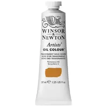 Краска масляная профессиональная Winsor&Newton "Artists Oil" 37 мл. прозрачная золотая охра