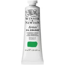 Краска масляная профессиональная Winsor&Newton "Artists Oil", 37 мл. перманентный зеленый