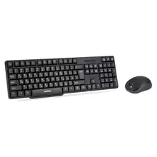 Комплект беспроводной клавиатура + мышь Smartbuy ONE 236374AG USB черный