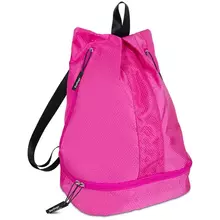 Мешок-сумка 1 отделение Berlingo "Classic pink", 39*28*19 см. 1 карман, отделение для обуви