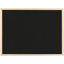 Доска магнитно-меловая OfficeSpace, 45*60 см. деревянная рамка, черная