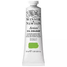 Краска масляная профессиональная Winsor&Newton "Artists Oil", 37 мл. бледно-зеленый кадмий