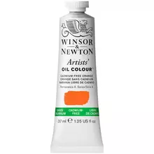 Краска масляная профессиональная Winsor&Newton "Artists Oil", 37 мл. беcкадмиевый оранжевый