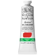 Краска масляная профессиональная Winsor&Newton "Artists Oil", 37 мл. беcкадмиевый красный