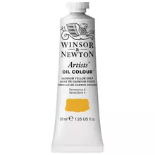 Краска масляная профессиональная Winsor&Newton "Artists Oil", 37 мл. насыщенно-желтый кадмий