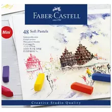 Пастель Faber-Castell "Soft pastels" 48 цветов мини картон. упаковка